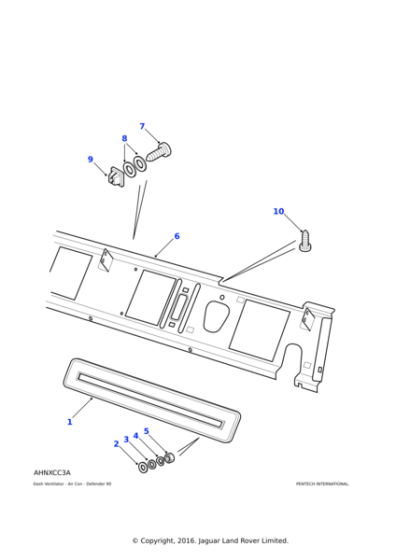 AB608051L - Land Rover Screw