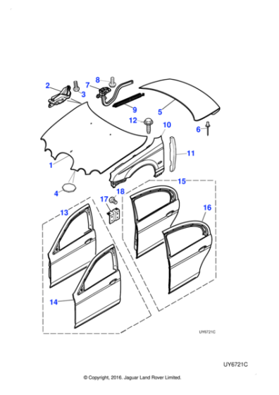 C2P4787 - Jaguar Screw/washer