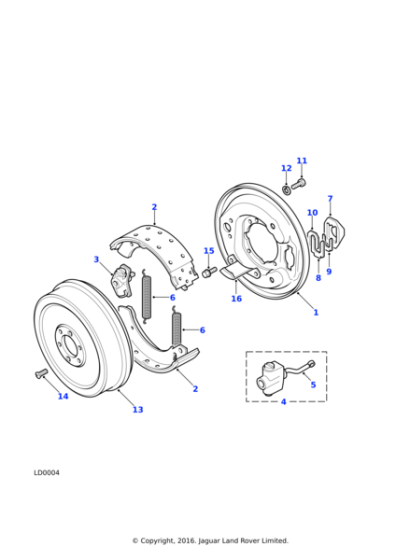 515468 - Land Rover Plate