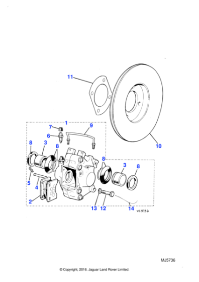 11369 - Jaguar Retaining clip
