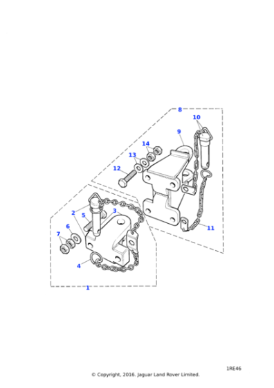 4890L - Land Rover Washer-Plain