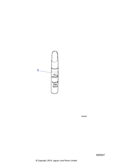 C2A1051CAJ - Jaguar Paint touch-up pencil