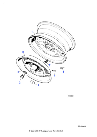 13H8329J - Jaguar Balance weight