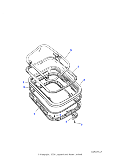 AB610041L - Land Rover Screw-self tapping AB