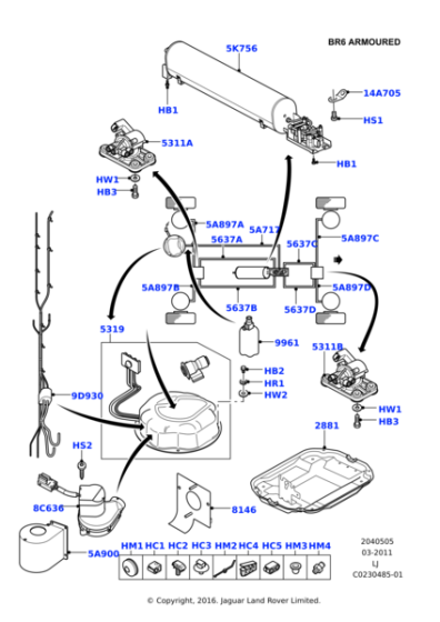 WA108056 - Land Rover Washer