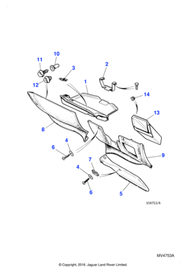 DRC5582 - Jaguar Land Rover Lokut nut
