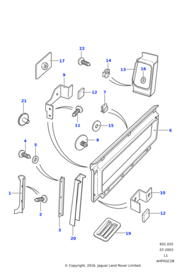 3852L - Land Rover Washer