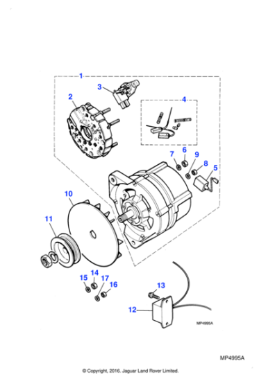 JLM9574 - Jaguar Spring washer